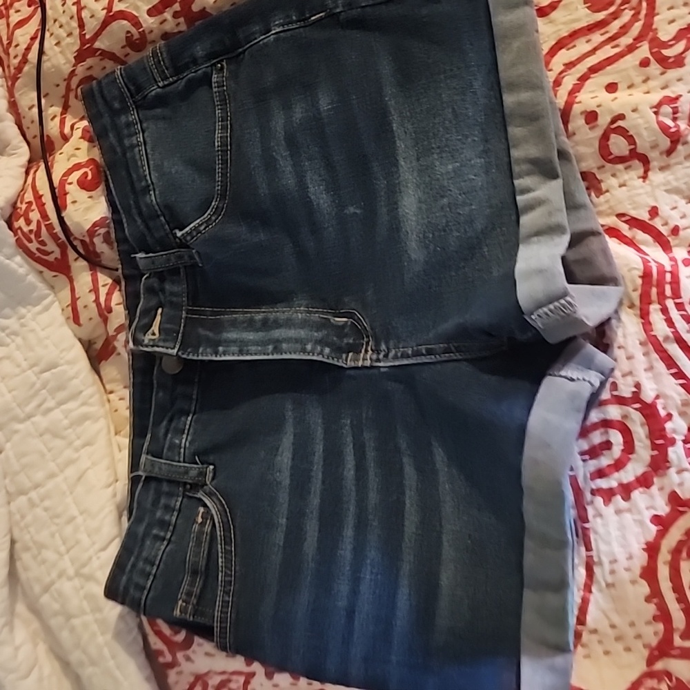 Denim shorts